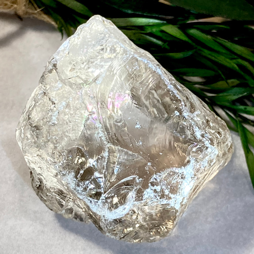 レインボー✨ かち割り水晶 スモーキー クォーツ 原石 ラフ レインボー✨ かち割り水晶 スモーキー クォーツ 原石 ラフ