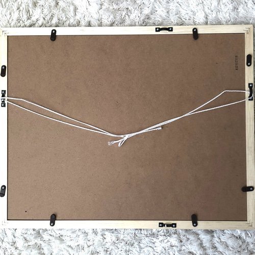 透明水彩画　水彩画　「コスモスの小径」額縁付　F４サイズ　原画 コスモスの小径」透明水彩画 原画 風景画 額縁付 F4サイズ 絵画