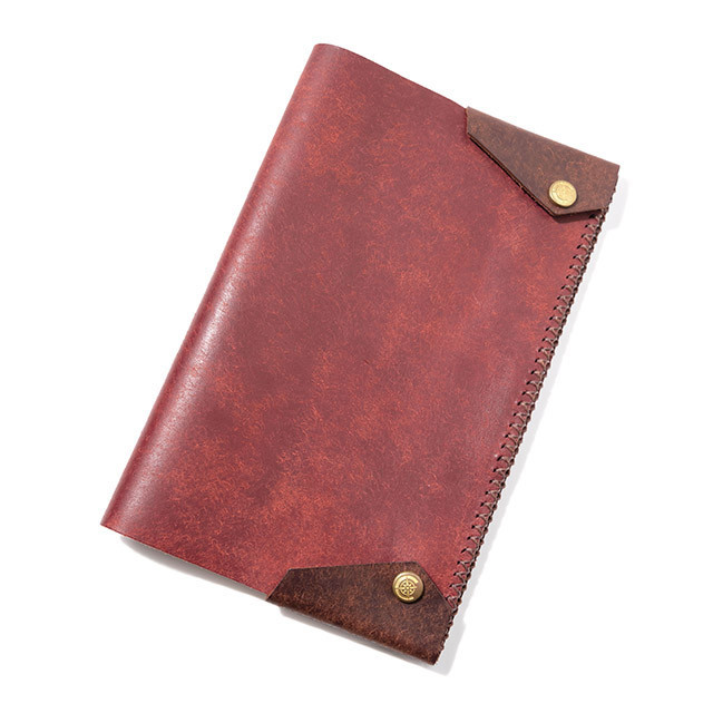 ★ラッピング無料★　ブックカバー (新書サイズ) [レッド] / Book Cover [RED]　手帳カバー