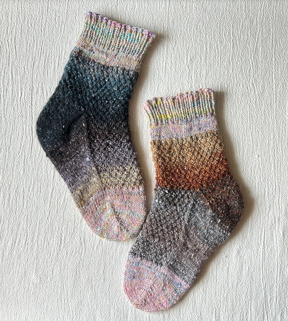 手編みの靴下　- noroyarn - 2枚目の画像