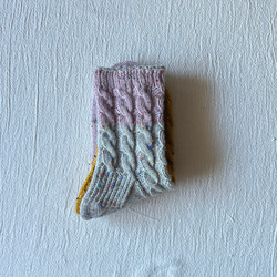 手編みの靴下   -  rétro - 8枚目の画像