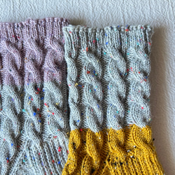 手編みの靴下   -  rétro - 6枚目の画像