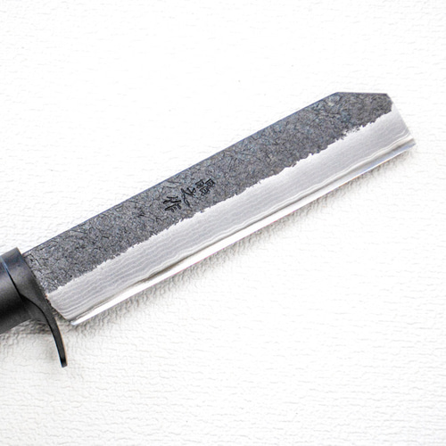 晶之作 鉈 ナタ　墨流し　ダマスカス D49 晶之作 鉈 ナタ 墨流し ダマスカス D49 晶之 桜樺総巻拵『ダマスカス
