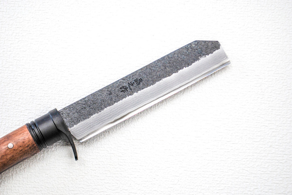 Akinosaku Tosa Keiryu Hatchet 150 Black Hammer Mark Damascus 15 第6張的照片