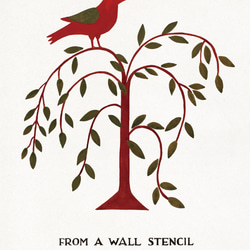 かわいい鳥のイラストポスター、丁寧な暮らし、シンプルなコーディネイト、ちょっとしたスペースに、贈物にも【T-0353】 12枚目の画像