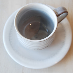 小石原焼コーヒーカップギフトセット【ホワイト(施釉)】 5枚目の画像