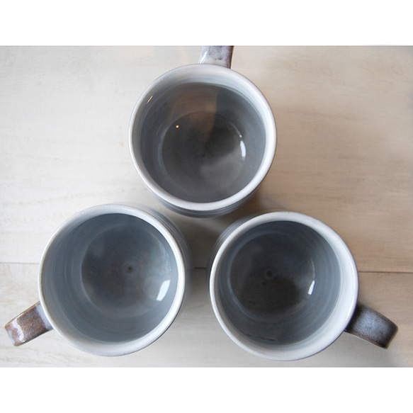 小石原焼コーヒーカップギフトセット【ホワイト(施釉)】 8枚目の画像