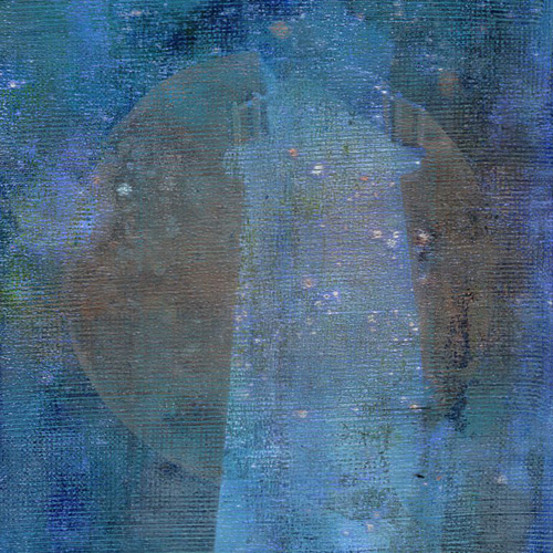 原画】#042 月影 * フレーム * アクリル画 A4サイズ 絵画 air art 通販