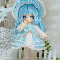オビツ11 1/12 ドール 制服 レッド 赤 チェック柄 6点 セット
