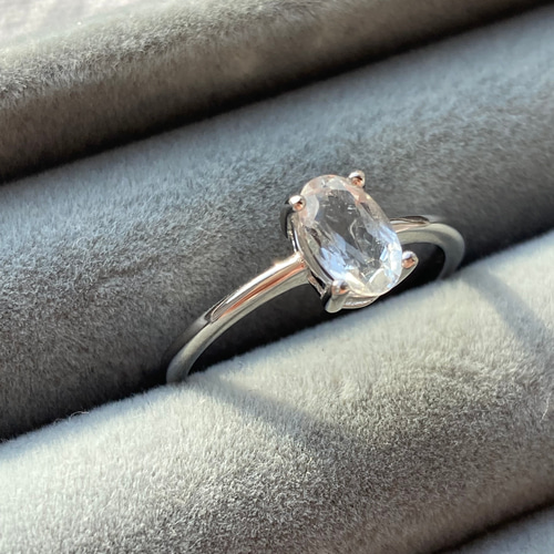 ゴシェナイト リング 天然石リング ベリル リング 天然石アクセサリー-