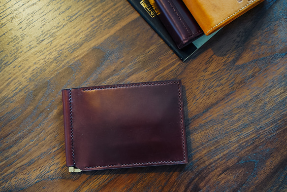 ホーウィンコードバン　マネークリップ 