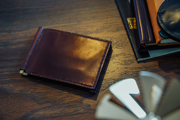 ホーウィンコードバン　マネークリップ 