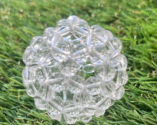 神聖幾何学フラーレン®️　6mm水晶 神聖幾何学フラーレン 6ミリ水晶使用 その他アート 紫音 通販 15237656