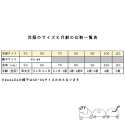 【短肌着】 新生児～6ヵ月頃まで   オーガニックコットン  **よるのもり** 6枚目の画像