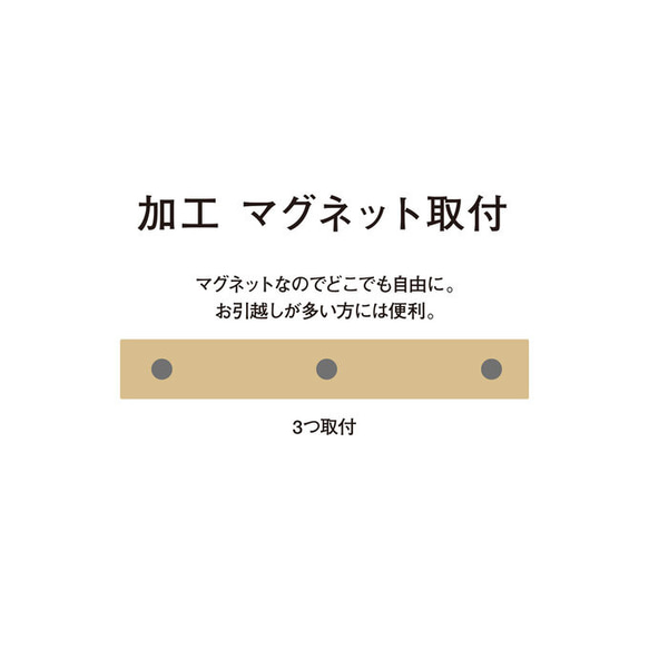 表札 木製 （スギ） プレート 看板 シンプル 細み 5枚目の画像