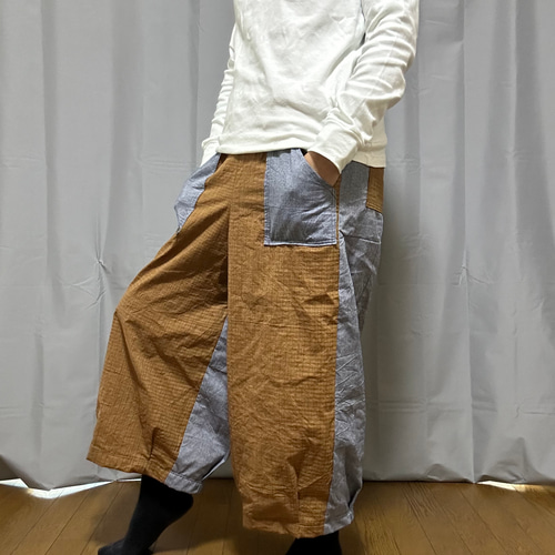 着物リメイク／バルーンパンツ☆フリーサイズ 突き詰めれ 