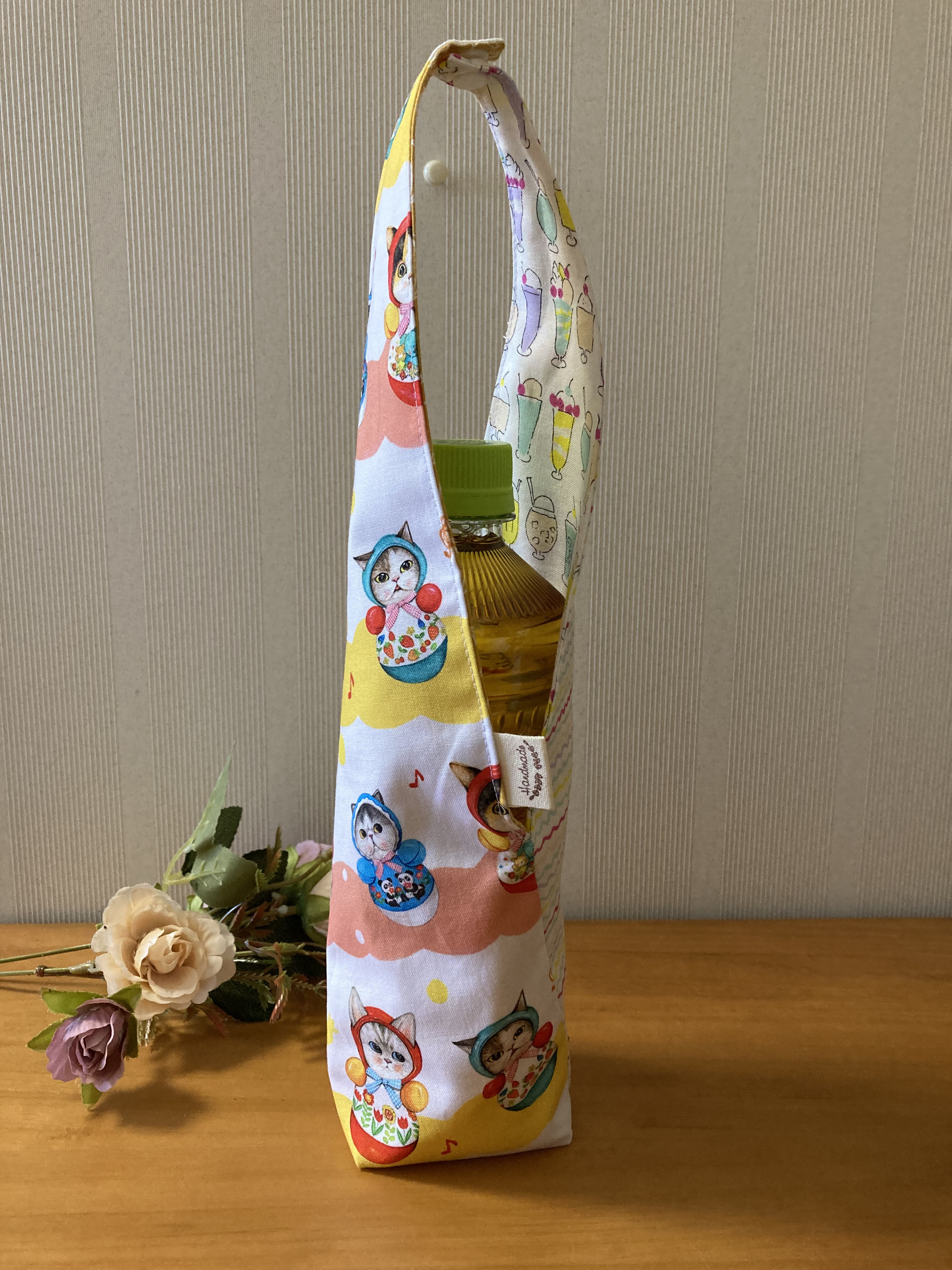 コヤンイサムチョンのボトルカバー ベビー 吾妻作り 巾着 ポーチ