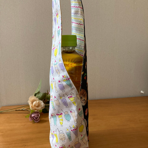 ゆ*ら様 コヤンイサムチョン　巾着バック　ハンドメイド リトルサンダー【ハート型☆巾着トートバッグ】コヤンイサム
