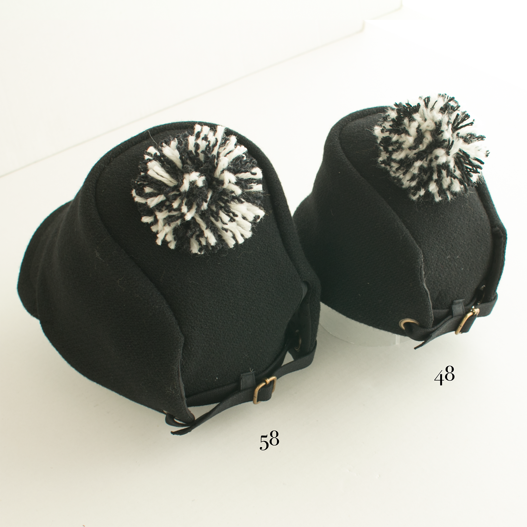 ウールキャップ　キッズ【 グレー 】冬の帽子