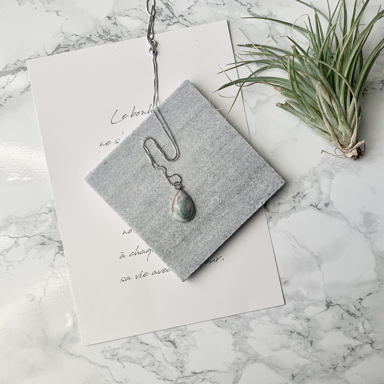 カルサイト ドロップネックレス 12,000円