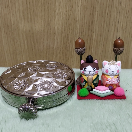 どんぐりニャンコのお雛様 雛祭り 雛人形 雛飾り 初節句 その他置物