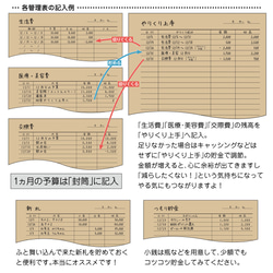 【B5】へそくりノート 〜シンプル家計簿〜 15枚目の画像