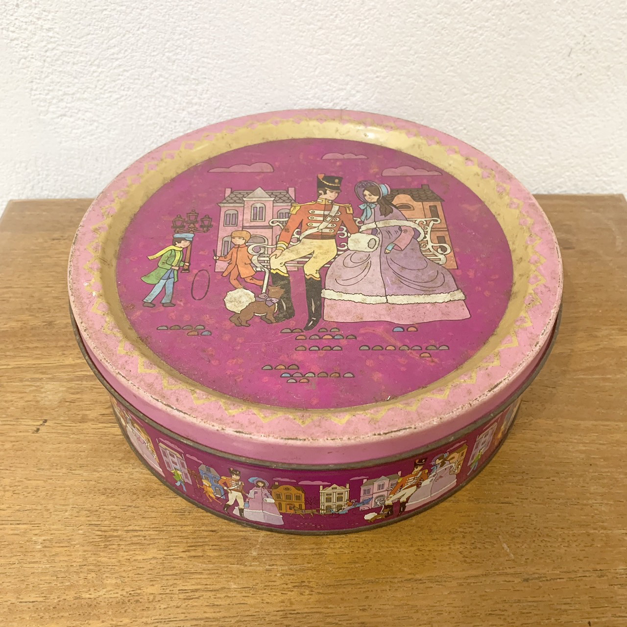 アンティーク＊ ティン缶 TIN ケース ボックス 錆 英国 ビンテージ 雅