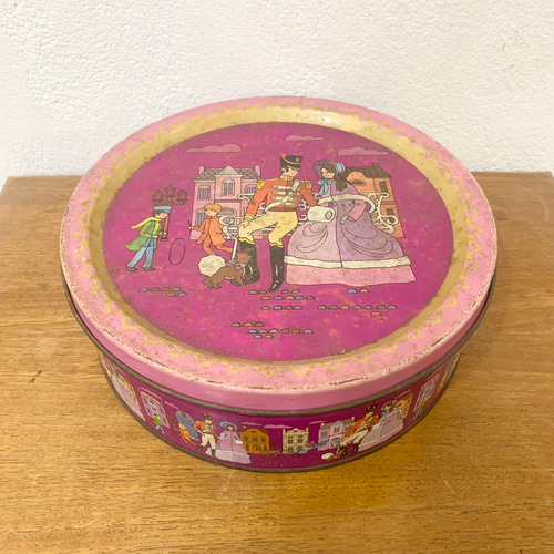 アンティークtin缶 wa-can-748-16 ティン缶 缶 小物入れ イギリス 英国