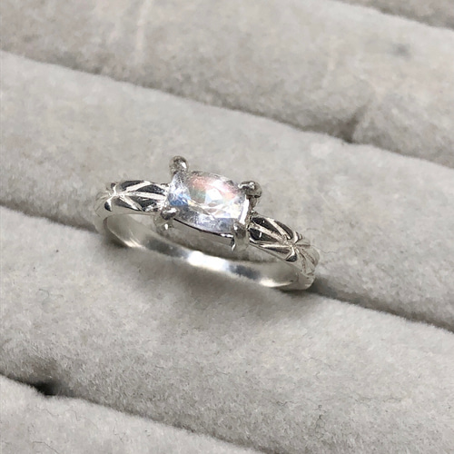 希少 アンデシンラブラドライト × グレートブリテンリング 指輪