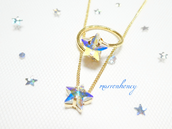 Swarovski starネックレス☆co 3枚目の画像