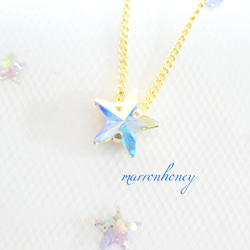 Swarovski starネックレス☆co 1枚目の画像