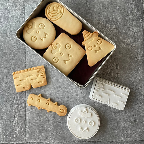 節分】アイコン（約4.5㎝）選べる2個セット クッキー型（スタンプ付き