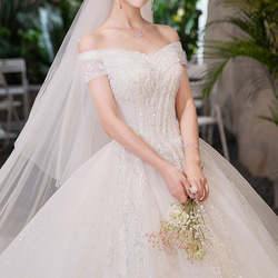 【今限定】ウェディングドレス　オーダーメイド　高級！ e4f78a672f2c74e77ee341cca455d6