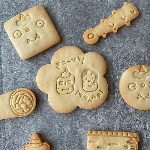 節分】オニハソトフクハウチ クッキー型（スタンプ付き） クッキー型
