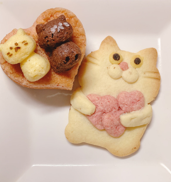 にゃんともハッピーな焼き菓子セット　バレンタイン、日ごろの感謝のギフトで♪ 3枚目の画像