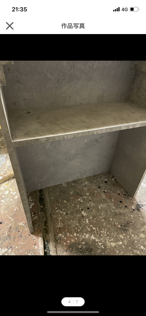 レジカウンター　受付カウンター #カウンター#レジ#受付#美容#美容室#ネイル#ネイルサロン#オーダー#手作り#ヨガ#レジ台#什器#家具#テーブル#机#マツエク#レジ