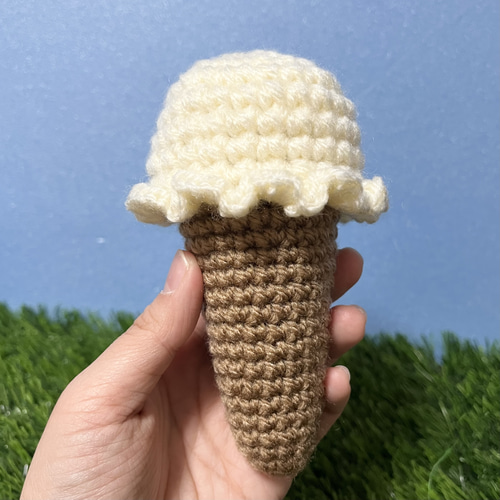 毛糸のアイスクリーム＊ シングルセット あみぐるみ ぽん 通販