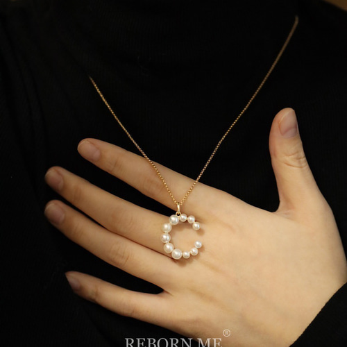 天然淡水パール 三日月 K9 ゴールド シンプル ラグジュアリー  