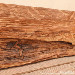 一点物 スツール 木製 182cm オールドチーク材 ベンチ 長椅子 木製いす 総無垢材 一枚板 アジアン家具 バリ家具 16枚目の画像
