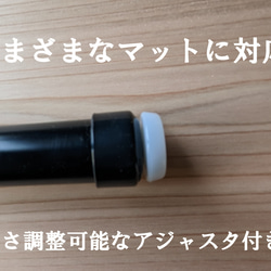 ハイエース　セカンドシートテーブル 杉板　ドリンクホルダー2個付き 角装飾面取り加工済 4枚目の画像