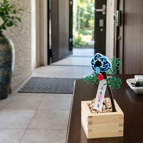 水引で作った【柊鰯】枡入り節分飾り その他インテリア雑貨 tomoemon