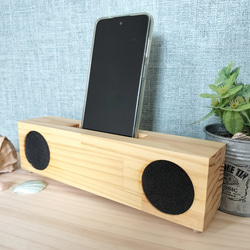 つみきコンポ風スピーカー【Bluetoothスピーカー】 つみきコンポ風スピーカー【Bluetoothスピーカー】 スマホ