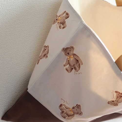 sale☆入園入学セット☆テディベア☆モカ×グレー☆レッスン
