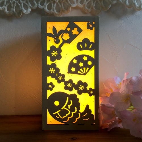 お名前ランプカバー*桃の節句 ぼんぼり 名入れ 初節句 ひな祭り