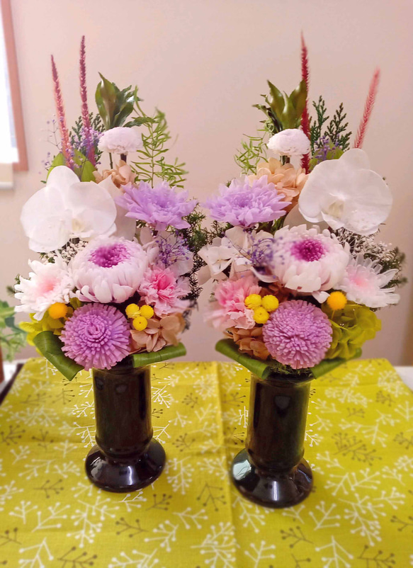 枯れない仏花 仏花 プリザーブドフラワー お仏壇 神棚 お供え