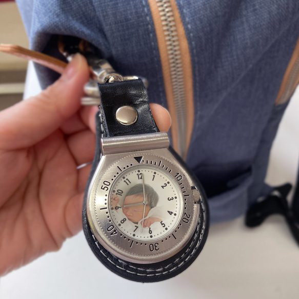 ベビーメモリアル　キーホルダー型時計　世界で一つのベビー記念品 3枚目の画像
