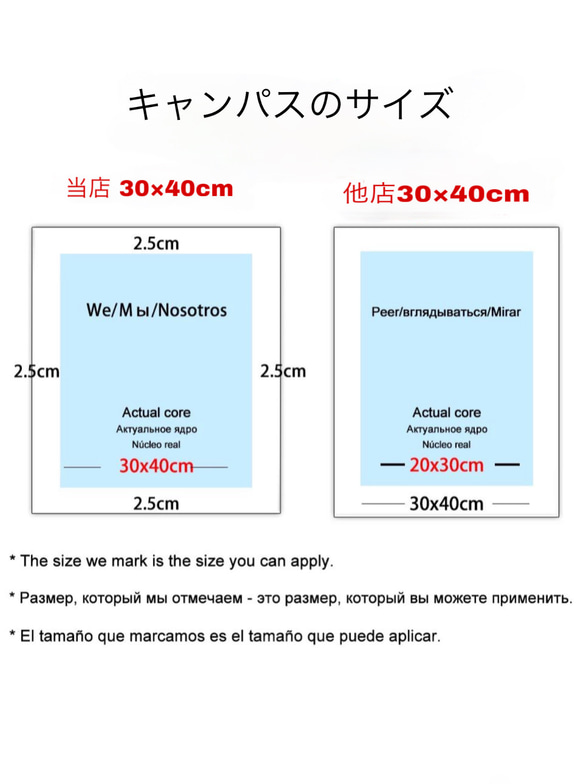 【受注生産】オーロラビーズ入りダイヤモンドアートキット　8種類　四角ビーズと丸いビーズ 14枚目の画像