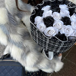 成人式花束に大人気　ワンホンブーケ　ツイードブーケ　SNSで大バズりした花束　韓国花束 | Monotone 6枚目の画像
