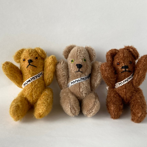 アンティーク小さめのピーナッツベア