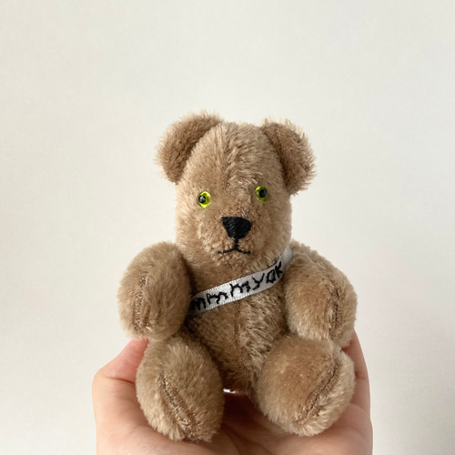 13㎝□フレーフレー ピーナッツベア ペリドット ぬいぐるみ mmmyok